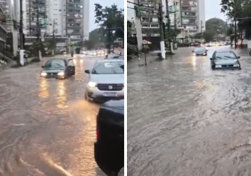 Bombeiros retomam neste sábado buscas por casal que foi arrastado dentro de carro em enxurrada