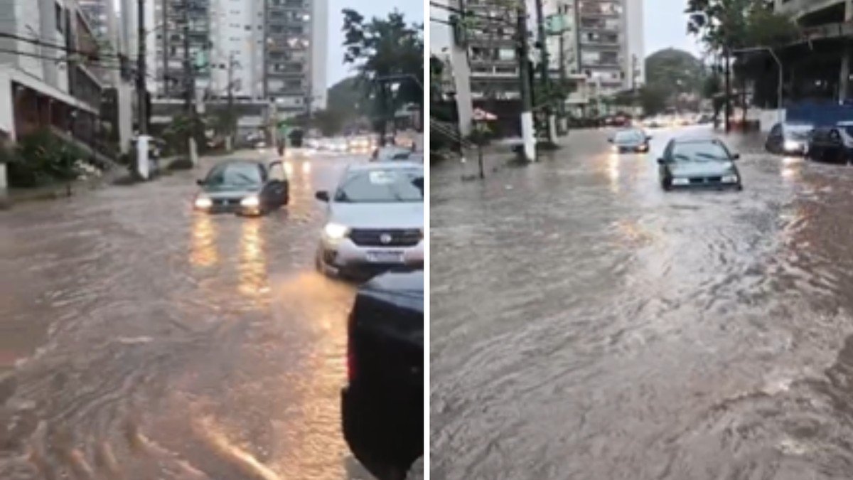 Bombeiros retomam neste sábado buscas por casal que foi arrastado dentro de carro em enxurrada