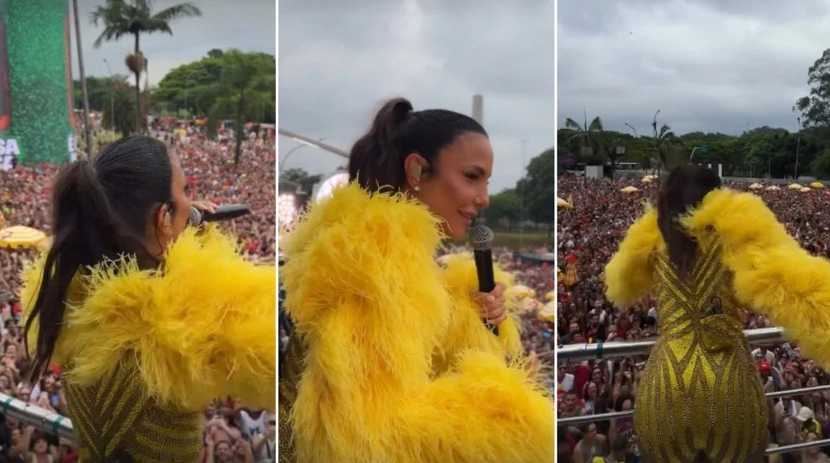 Ivete Sangalo arrasta multidão e agita megabloco no pré-Carnaval de São Paulo