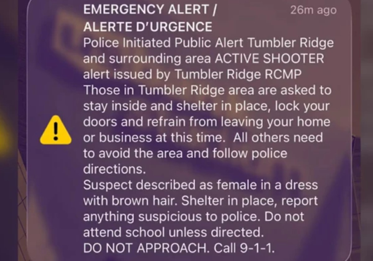 'Mulher de vestido e cabelos castanhos': Polícia enviou alerta sobre atiradora durante ataque no Canadá