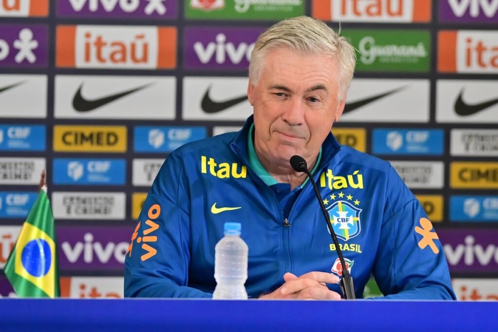 Ancelotti revela desejo de renovar com Seleção Brasileira por mais quatro anos