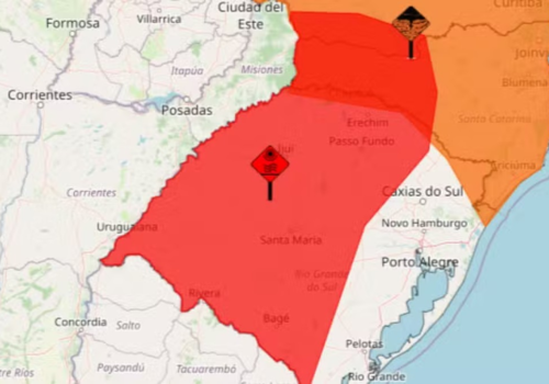 Inmet emite alerta vermelho para primeira onda de calor do ano no Sul