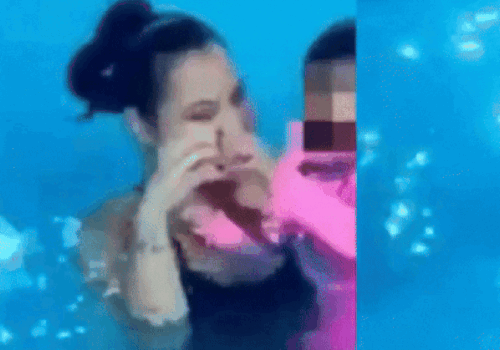 Mulher está internada na UTI após ir na mesma piscina em que Juliana Faustino morreu, revela marido