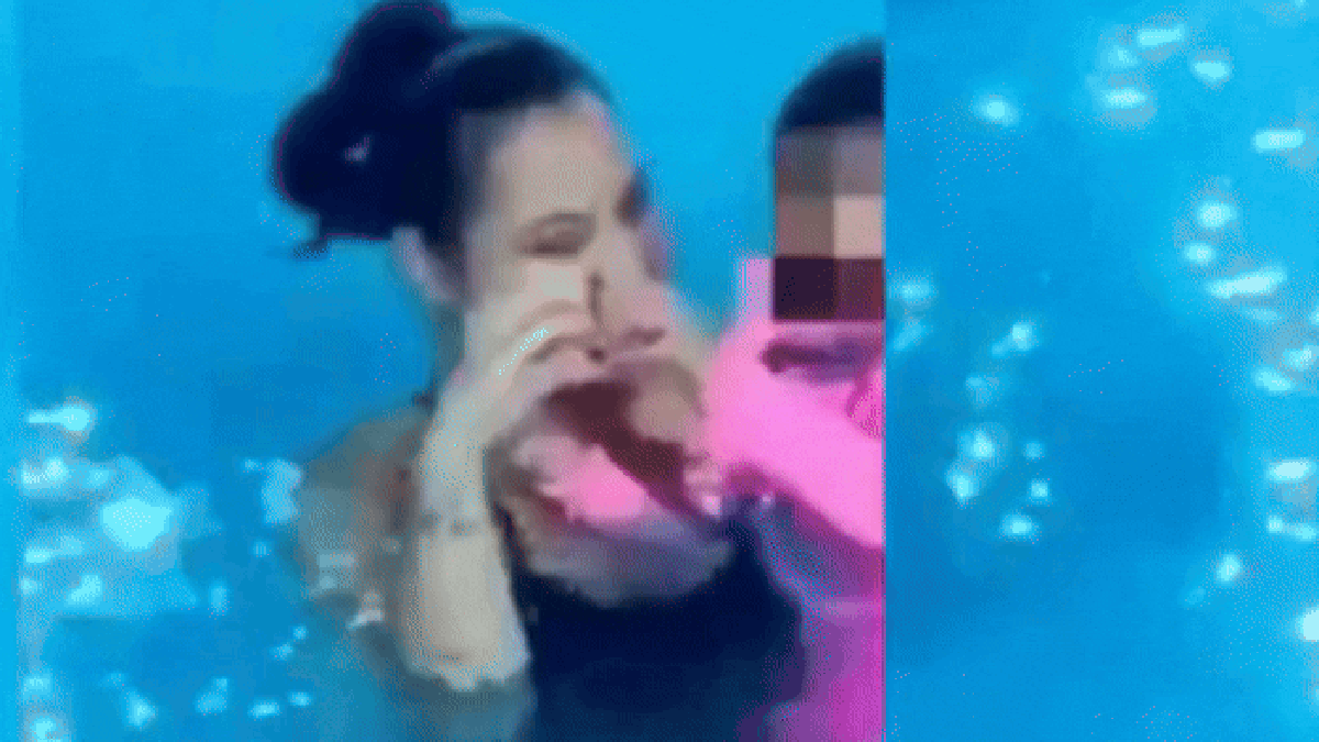 Mulher está internada na UTI após ir na mesma piscina em que Juliana Faustino morreu, revela marido