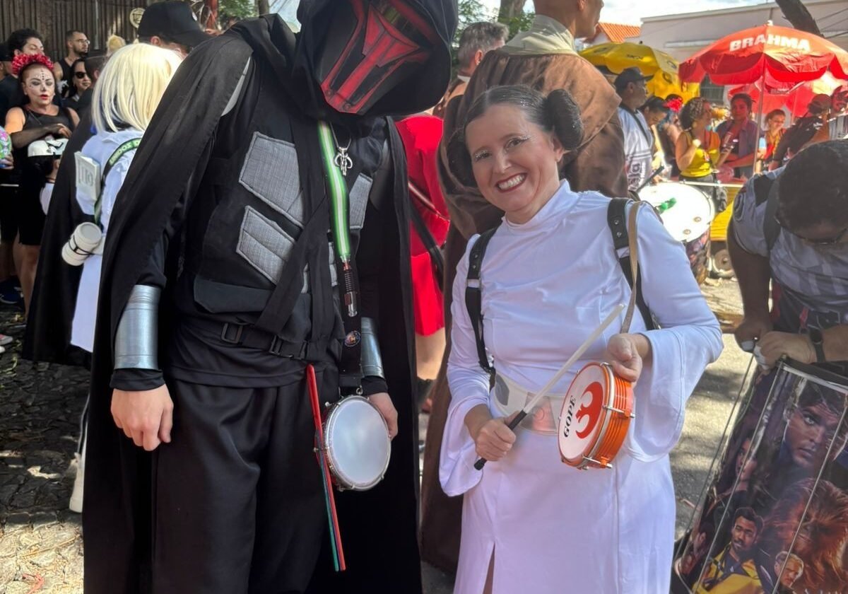 Bloco inspirado em Star Wars reúne foliões e vira atração no Carnaval de Belo Horizonte
