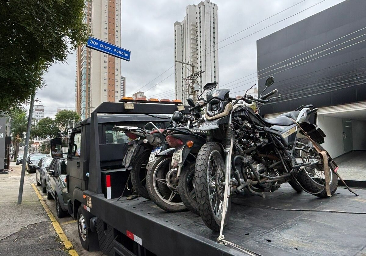 Polícia prende 22 suspeitos em operação contra roubos e receptação de motos em SP