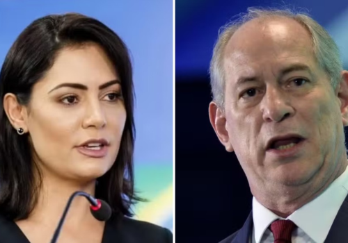 Michelle Bolsonaro volta a criticar aliança bolsonarista com Ciro Gomes para disputa do governo do Ceará