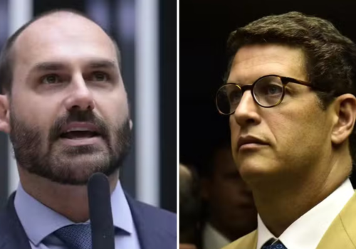 'Calúnia': Eduardo Bolsonaro responde Salles, que o acusou de aceitar dinheiro para apoiar chapa do PL no Senado