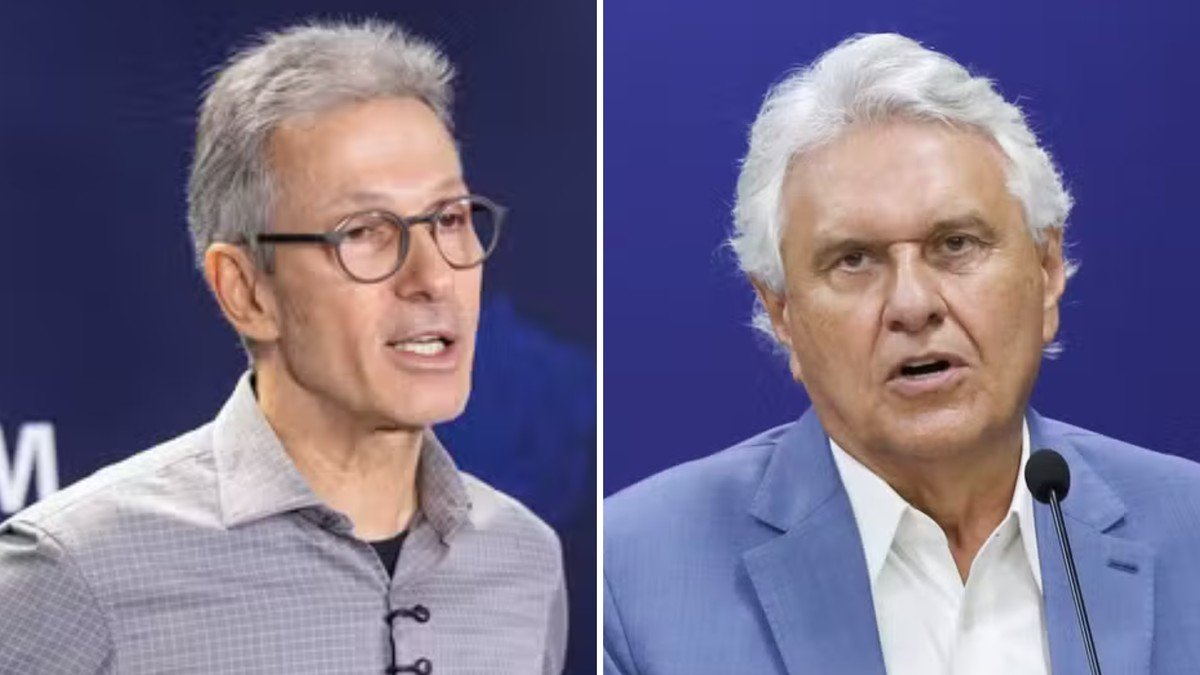 Zema e Caiado discutem possibilidade de aliança para eleições em meio ao desgaste de pré-campanha de Flávio Bolsonaro