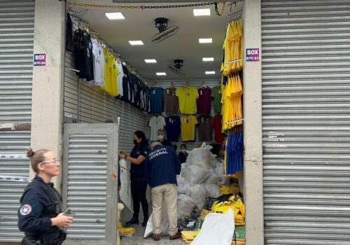 Receita faz megaoperação para combater venda de produtos falsificados no Brás