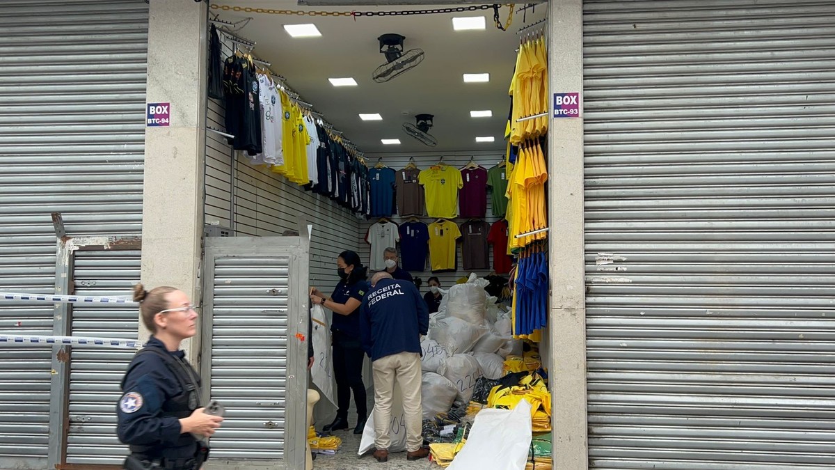 Receita faz megaoperação para combater venda de produtos falsificados no Brás