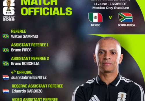 Wilton Pereira Sampaio vai apitar o jogo de abertura da Copa do Mundo