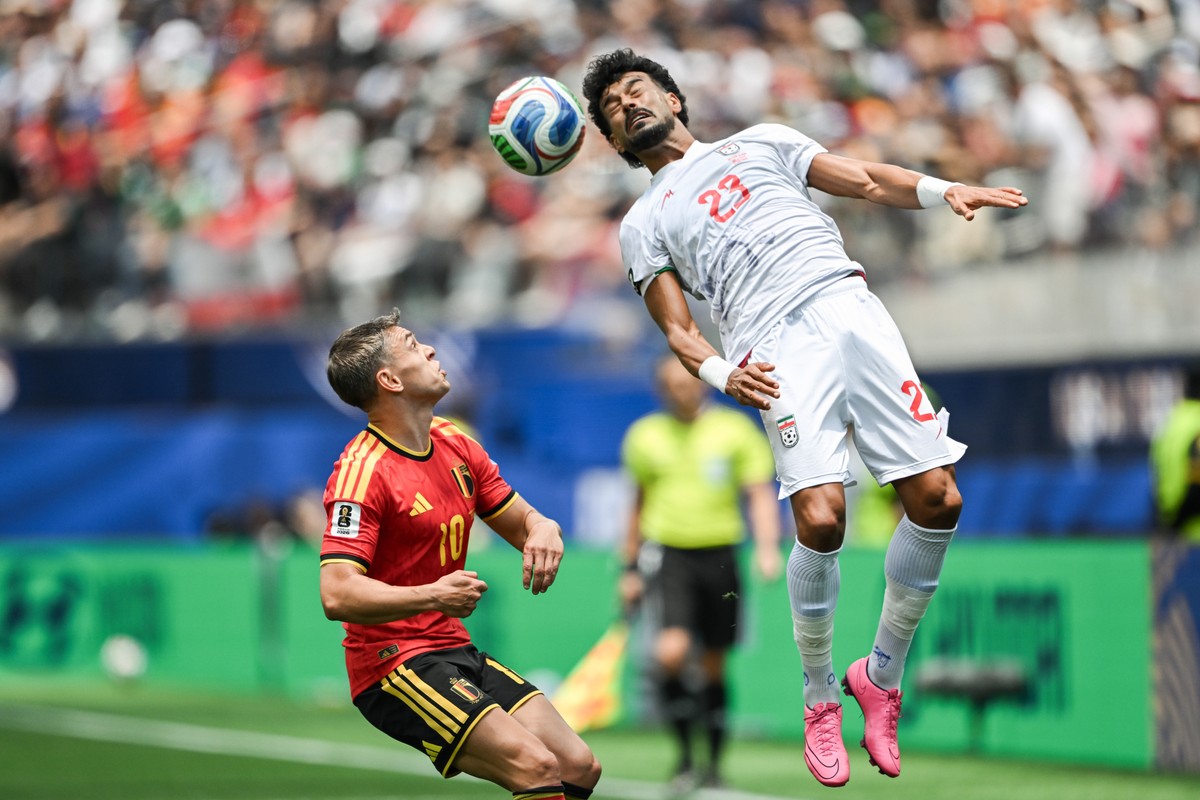 Bélgica e Irã empatam nos EUA em jogo com gol anulado e expulsão