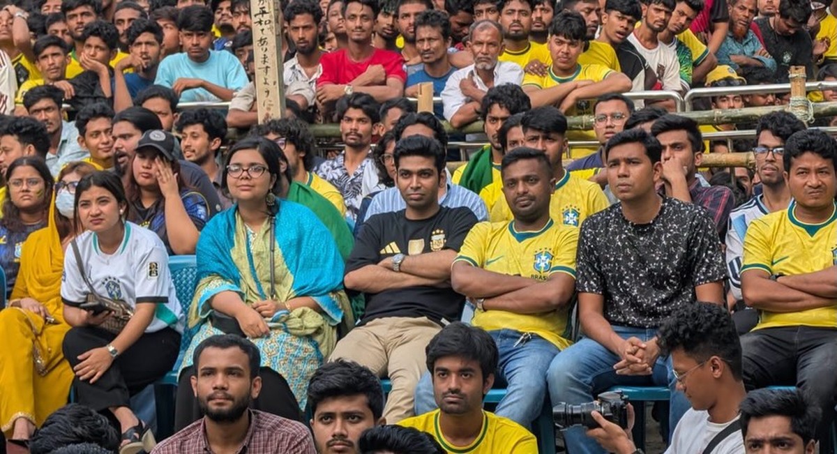 'É o Brasil do outro lado do mundo': bangladeses torcem para Seleção na Copa