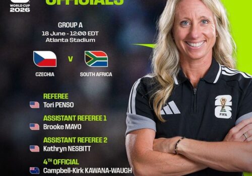 Fifa anuncia arbitragem 100% feminina pela segunda vez na história da Copa do Mundo