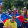 Brasil x Haiti: Festa entre torcidas toma conta dos arredores do estádio em Filadélfia