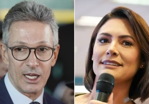 Zema diz que Michelle Bolsonaro é avaliada para compor chapa presidencial