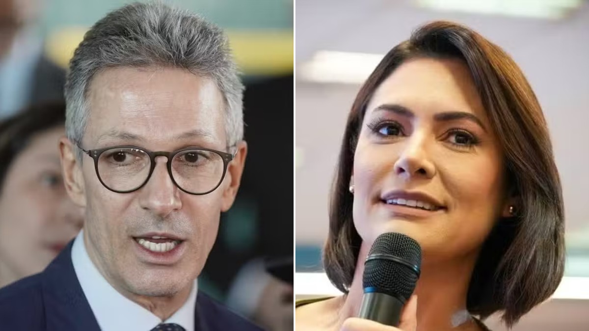 Zema diz que Michelle Bolsonaro é avaliada para compor chapa presidencial