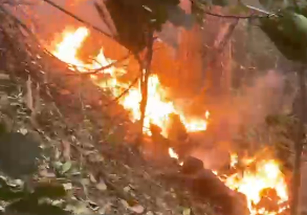 Helicóptero cai em área de mata na Vista Chinesa, no Rio, e deixa ao menos dois mortos