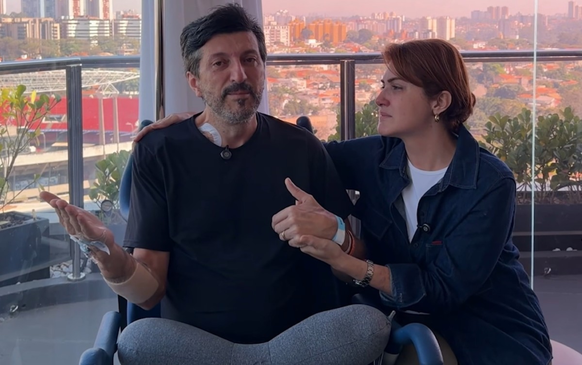 Emocionado, Lito Sousa divulga vídeo gravado no dia do diagnóstico: ‘jogo só acaba quando termina’
