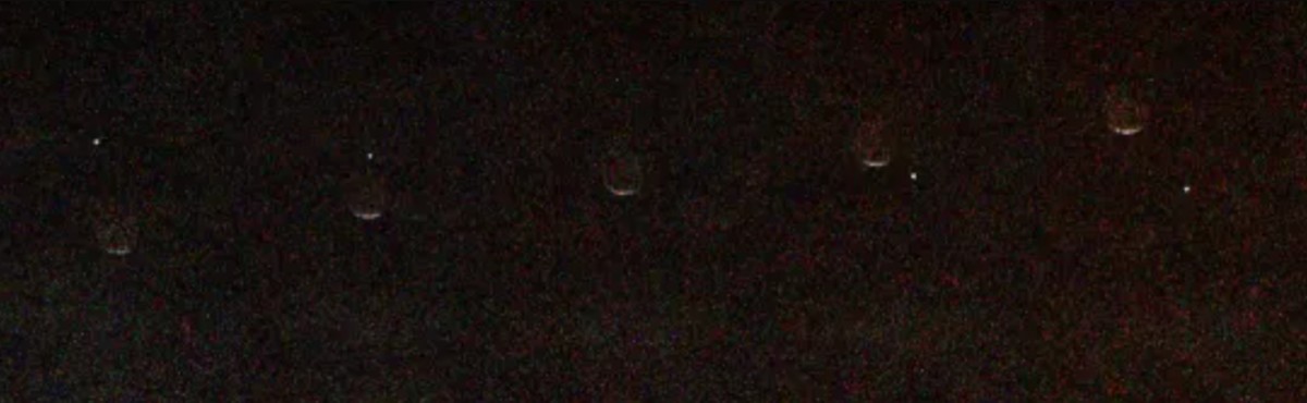 Passagem da Terra atrás de objeto no espaço é capturada pela primeira vez