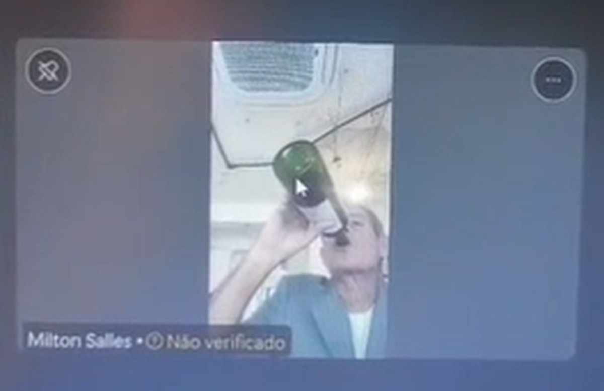 Juiz que foi flagrado bebendo garrafa de vinho durante sessão virtual é afastado
