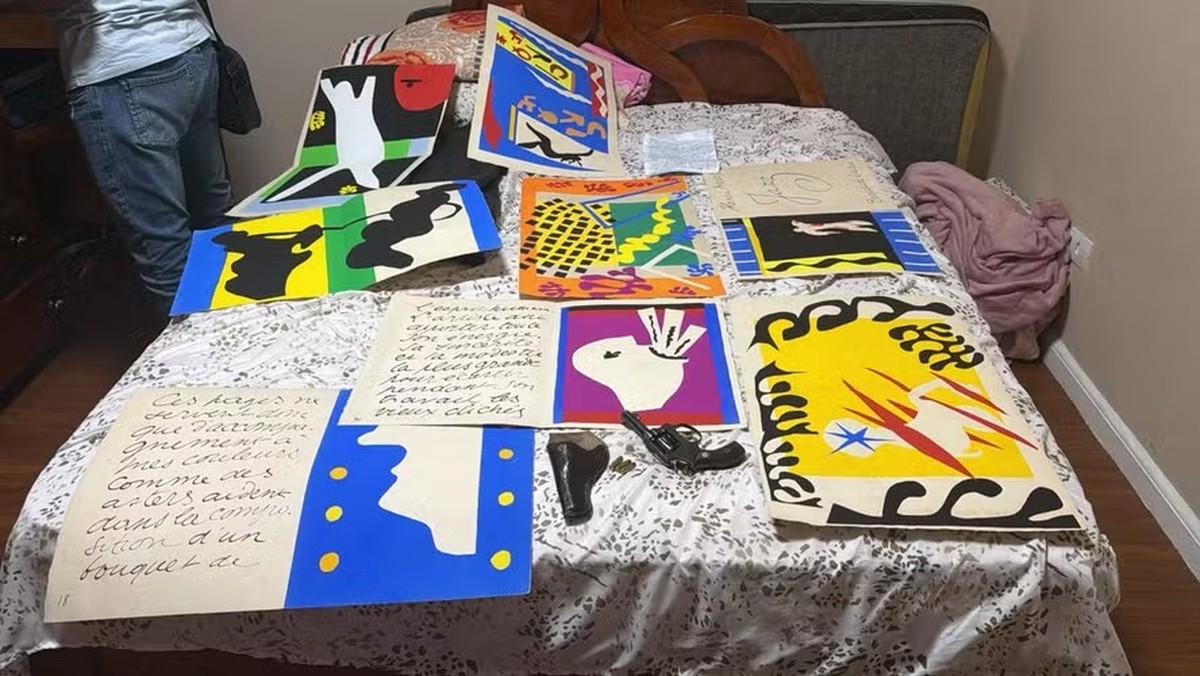 Polícia recupera oito gravuras de Matisse roubadas da Biblioteca Mário de Andrade em SP