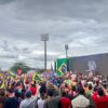 Em campanha no Rio, Lula diz que está cansado de ouvir Trump e Putin falarem em guerra