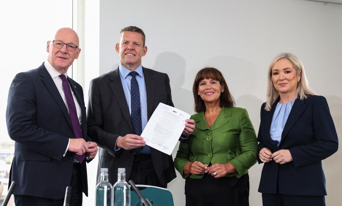 Líderes da Escócia, Irlanda do Norte e País de Gales defendem 'autodeterminação' e separação do Reino Unido