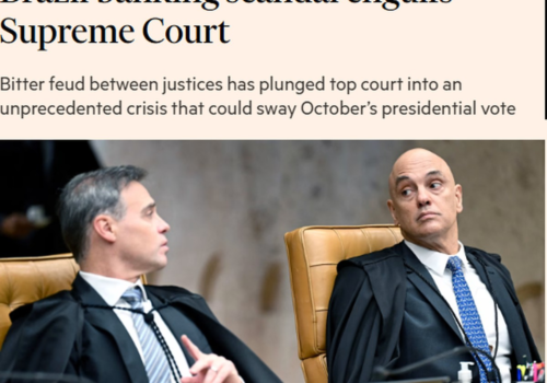 Jornal britânico afirma que 'crise' no STF entre Mendonça e Moraes pode ter 'impacto decisivo' nas eleições