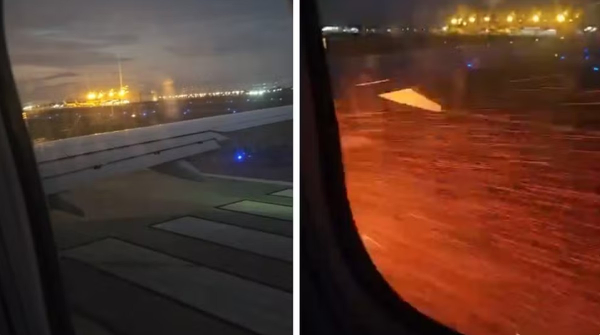 VÍDEO: Avião pega fogo durante decolagem e Aeroporto de Goiânia fecha para pousos e partidas