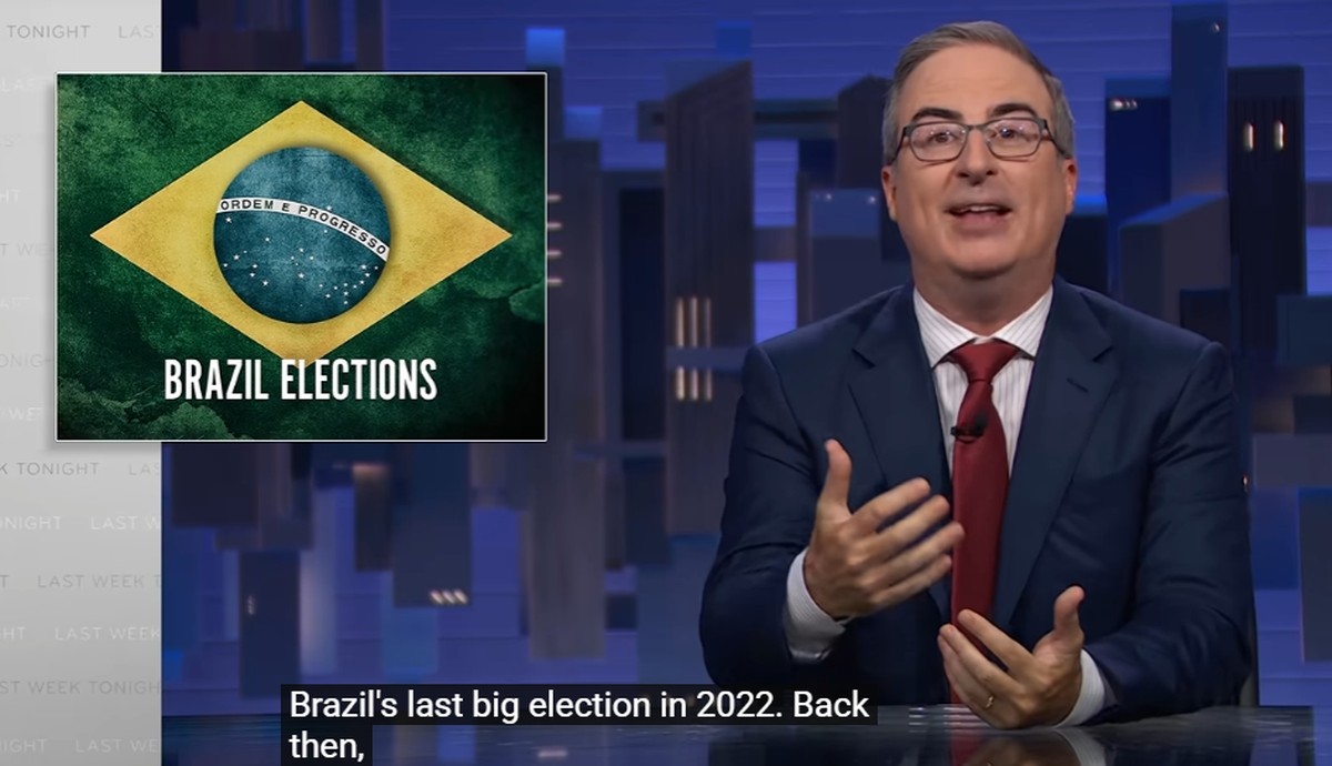 John Oliver fala sobre as eleições brasileiras no 'Last Week Tonight'
