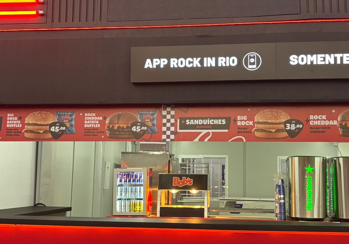 Veja valores e algumas opções de comida e bebida no Rock in Rio 2026