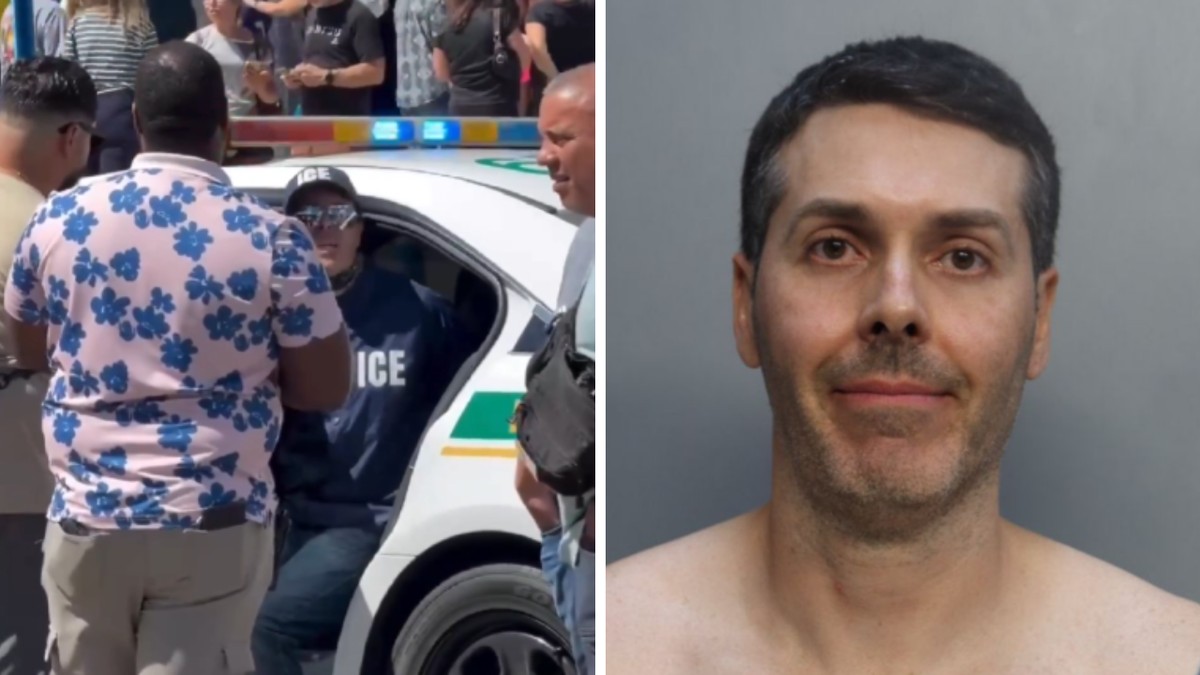 Brasileiro é preso em Miami, nos EUA, ao votar com uniforme do ICE