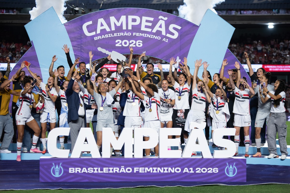 São Paulo empata com Corinthians e fica com o título do Brasileirão Feminino 2026