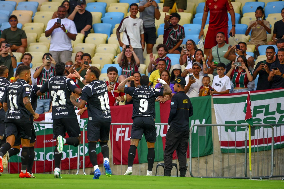 Santos vira para cima do Fluminense e ganhar por 2 a 1